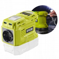 RYOBI PRZETWORNICA AKUMULATOROWA ONE+ 18V 150W RY18BI150B WYDAJNA 2w1