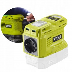 RYOBI PRZETWORNICA AKUMULATOROWA ONE+ 18V 150W RY18BI150B WYDAJNA 2w1