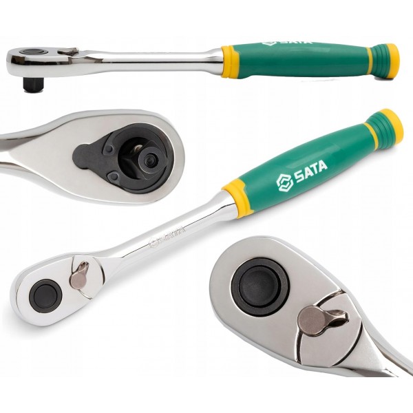 SATA ST12971G PROFESJONALNA GRZECHOTKA SZYBKOMOCUJĄCA 3/8" 72-ZĘBY SATA ST12971G PROFESJONALNA GRZECHOTKA SZYBKOMOCUJĄCA 3/8" 72-ZĘBY