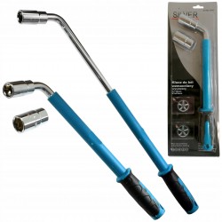KLUCZ TELESKOPOWY DO KÓŁ AUTA 1/2'' SUPER MOCNY 17/19 mm 21/23 mm L-TYP