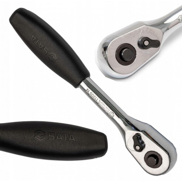 SATA PROFESJONALNA GRZECHOTKA SZYBKOMOCUJĄCA 1/2" Z RĘKOJEŚCIĄ ST13972ST SATA PROFESJONALNA GRZECHOTKA SZYBKOMOCUJĄCA 1/2" Z RĘKOJEŚCIĄ ST13972ST