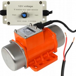 MARPOL SILNIK WIBRACYJNY 100W ELEKTRYCZNY 12V Z REGULATOREM DO PLATFORM