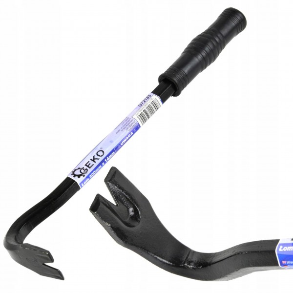 GEKO ŁOM DO WYCIĄGANIA GWOŹDZI BRESZKA BRECHA WYCIĄGACZ 300MM 14MM G72185 GEKO ŁOM DO WYCIĄGANIA GWOŹDZI BRESZKA BRECHA WYCIĄGACZ 300MM 14MM G72185