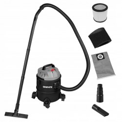 GRAPHITE ODKURZACZ PRZEWYSŁOWY WZRSZTATOWY BUDOWLANY 1200W 20L + AKCESORIA