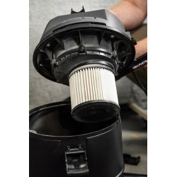 GRAPHITE ODKURZACZ PRZEWYSŁOWY WZRSZTATOWY BUDOWLANY 1200W 20L + AKCESORIA
