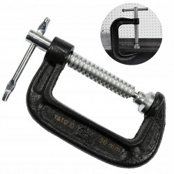 YATO ŚCISK ŚRUBOWY TYP C 2" 50MM UCHWYT STOLARSKI SPAWALNICZY YT-64251