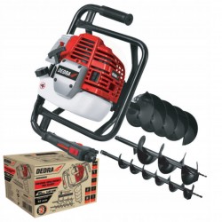 DEDRA WIERTNICA SPALINOWA ŚWIDER DO GLEBY 1450W +WIERTŁA 3 SZTUKI DED8809