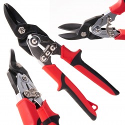 GEKO NOŻYCE DO CIĘCIA BLACHY STALI LEWE 250MM ZE STALI CRV TVARDY T00930