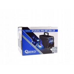 SPAWARKA INWERTOROWA MMA IGBT 20-250A LCD 7,1 kVA 230V ELEKTRODY 1,6-4,0 mm