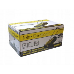 KOSIARKA ELEKTRYCZNA DO TRAWY INDUKCYJNA JOHN GARDENER SHARP 2000W 32CM 30L