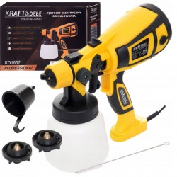 KRAFT&DELE PISTOLET ELEKTRYCZNY LAKIERNICZY 650W HVLP 800ml 32000rpm KD1657