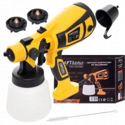 KRAFT&DELE PISTOLET ELEKTRYCZNY LAKIERNICZY 650W HVLP 800ml 32000rpm KD1657
