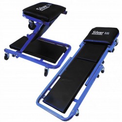 LEŻANKA WARSZTATOWA SIEDZISKO WARSZTATOWE 2 W 1 STOŁEK TABORET 36" S11014