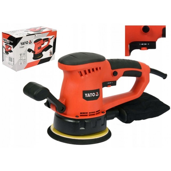 YATO SZLIFIERKA MIMOŚRODOWA OSCYLACYJNA ELEKTRYCZNA150MM 450W PEX YT-82207 YATO SZLIFIERKA MIMOŚRODOWA OSCYLACYJNA ELEKTRYCZNA150MM 450W PEX YT-82207
