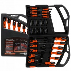 KRAFT&DELE ZESTAW ŚRUBOKRĘTÓW I BITÓW 75 ELEMENTÓW W WALIZCE KD10904
