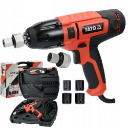 YATO ELEKTRYCZNY KLUCZ UDAROWY 450W 450Nm 1/2" YT-82020 WALIZKA +4 NADASKI