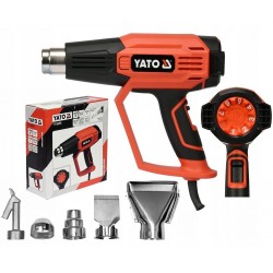 YATO OPALARKA ZGRZEWARKA ELEKTRYCZNA 2000W 50-600C 3 BIEGI YT-82295 + DYSZE