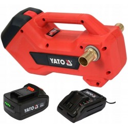 YATO POMPA POMPKA DO OLEJU WODY AKUMULATOROWA 18V 1800l/h +3Ah YT-85290