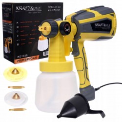 KRAFT ELEKTRYCZNY PISTOLET NATRYSKOWY MALARSKI LAKIERNICZY 500W 1000ML 1656