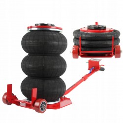 WARSZTATOWY PODNOŚNIK PNEUMATYCZNY BAŁWANEK 3,5T 150-400MM 5-30BAR 3 CZĘŚCI