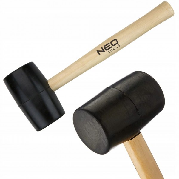 NEO MŁOTEK GUMOWY 72 MM/900 G TRZONEK DREWNIANY 25-064 NEO MŁOTEK GUMOWY 72 MM/900 G TRZONEK DREWNIANY 25-064
