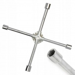 YATO KLUCZ KRZYŻAKOWY DO KÓŁ SAMOCHODOWYCH 17X19X21X22MM STALOWY YT-0800