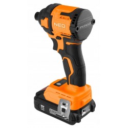 NEO ZAKRĘTARKA UDAROWA BEZSZCZOTKOWA KLUCZ 18V 300NM HEX 1/2" COMPACT E+