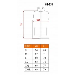 NEO BEZRĘKAWNIK ROBOCZY PUCHOWY PREMIUM ODBLASKOWY 81-534 R. XXL/56