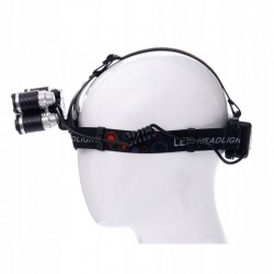KRAFT&DELE LATARKA CZOŁOWA CZOŁÓWKA LAMPKA T6 LED AKUMULATOROWA 5 DIOD 1247