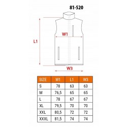 NEO BEZRĘKAWNIK ROBOCZY DWUSTRONNY 2w1 ODBLASKOWY ŻÓŁTY/CZARNY R. 3XL/60