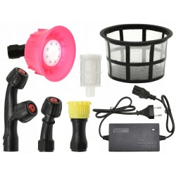 GEKO OPRYSKIWACZ AKUMULATOROWY PLECAKOWY 16L AKUMULATOR 12V 12Ah + 4 DYSZE