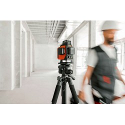PRO LASER KRZYŻOWY AKUMULATOROWY WIELOLINIOWY ZIELONY 4x360° 30m AQ4DG