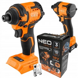 NEO ZAKRĘTARKA UDAROWA BEZSZCZOTKOWA KLUCZ 18V 300NM HEX 1/2" COMPACT E+