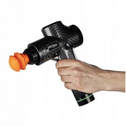 PISTOLET DO MASAŻU MASAŻER DO PLECÓW CIAŁA 250W 7 GŁOWIC 20 PRĘDKOŚCI Etui