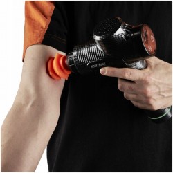 PISTOLET DO MASAŻU MASAŻER DO PLECÓW CIAŁA 250W 7 GŁOWIC 20 PRĘDKOŚCI Etui