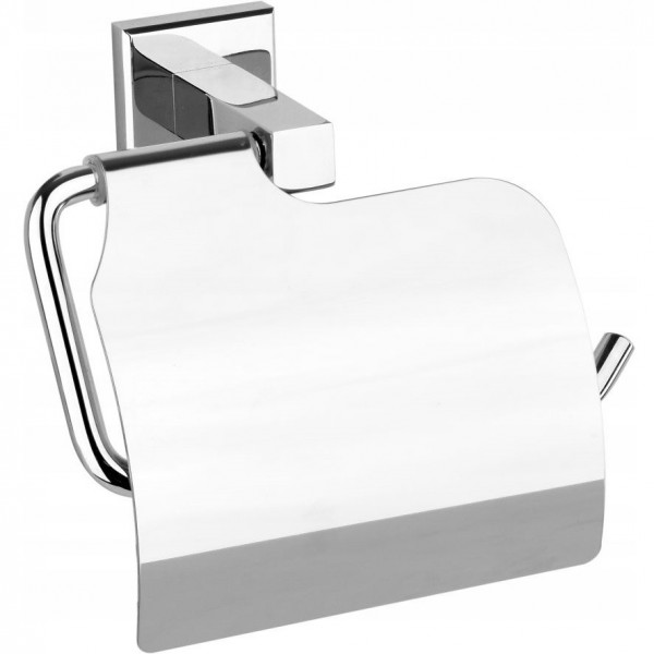 FALA UCHWYT NA PAPIER TOALETOWY ŚCIENNY Z POKRYWĄ KLAPĄ QUAD CHROME 69315 FALA UCHWYT NA PAPIER TOALETOWY ŚCIENNY Z POKRYWĄ KLAPĄ QUAD CHROME 69315