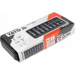 YATO ZESTAW UDAROWE KLUCZE IMBUSOWE TRZPIENIOWE imbusy 1/2" HEX 5-19mm 8cz