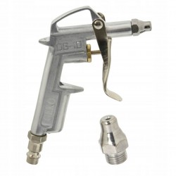 GEKO PISTOLET DO PRZEDMUCHIWANIA Z KRÓTKĄ DYSZĄ STAL NIERDZEWNA+ALU G01188