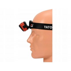 YATO LATARKA CZOŁOWA LED NA AKU I BATERIE CZUJNIK RUCHU 500LM IP54 YT-08593