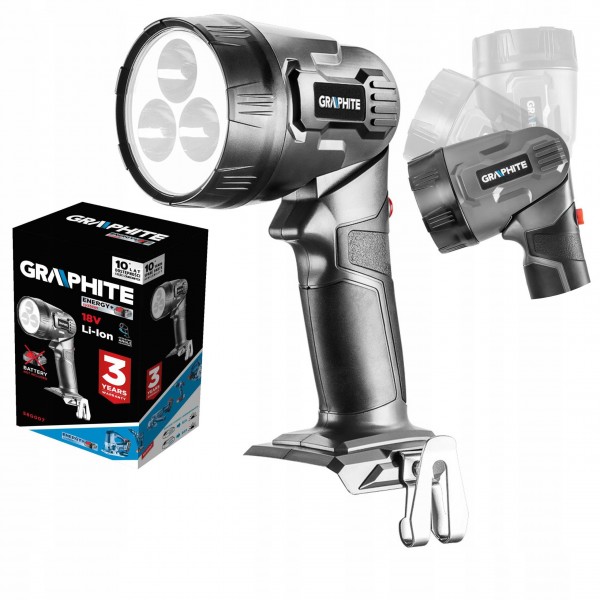 GRAPHITE LAMPA LATARKA WIELOFUNKCYJNA AKUMULATOROWA ENERGY+ 18V SOLO 58G007 GRAPHITE LAMPA LATARKA WIELOFUNKCYJNA AKUMULATOROWA ENERGY+ 18V SOLO 58G007