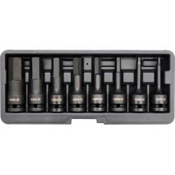 YATO ZESTAW UDAROWE KLUCZE IMBUSOWE TRZPIENIOWE IMBUSY 1/2" HEX 5-19mm 8SZT