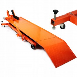 PLATFORMOWY PODNOŚNIK MOTOCYKLOWY PLATFORMA RAMPA 1000Lb DŹWIGNIA NOŻNA