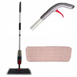 MOP PŁASKI ZE SPRYSKIWACZEM 118CM ZBIORNIK 350 ML WKŁAD Z MIKROFIBRY KRAFT