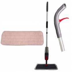 MOP PŁASKI ZE SPRYSKIWACZEM 118CM ZBIORNIK 350 ML WKŁAD Z MIKROFIBRY KRAFT