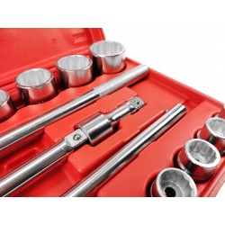 MAR-POL ZESTAW KLUCZE NASADOWE 21PC 3/4" 19-50mm 12-kąt WALIZKA M58253