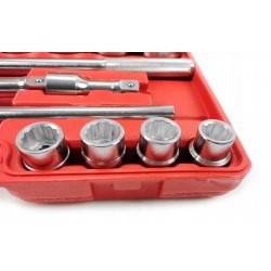 MAR-POL ZESTAW KLUCZE NASADOWE 21PC 3/4" 19-50mm 12-kąt WALIZKA M58253
