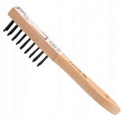 SZCZOTKA DRUCIANA DREWNIANA RĄCZKA YATO YT-6359