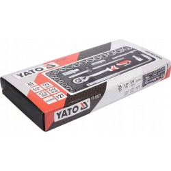 YATO ZESTAW NARZĘDZIOWY KLUCZY NASADOWYCH 1/2 25CZ KLUCZE NASADOWE YT-12671