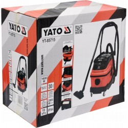 YATO ODKURZACZ PRZEMYSŁOWY WARSZTATOWY 30L 1600W OTRZĘSACZ FILTRA YT-85715