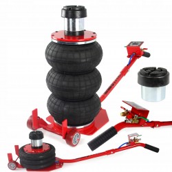PODNOŚNIK PNEUMATYCZNY BAŁWANEK PODUSZKA ŻABA 3.5T 51cm 3500kg RĄCZKA